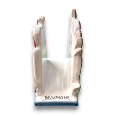 Portatovaglioli Dammusi fatto a mano ceramiche de simone Portatovaglioli Dammusi fatto a mano ceramiche de simone